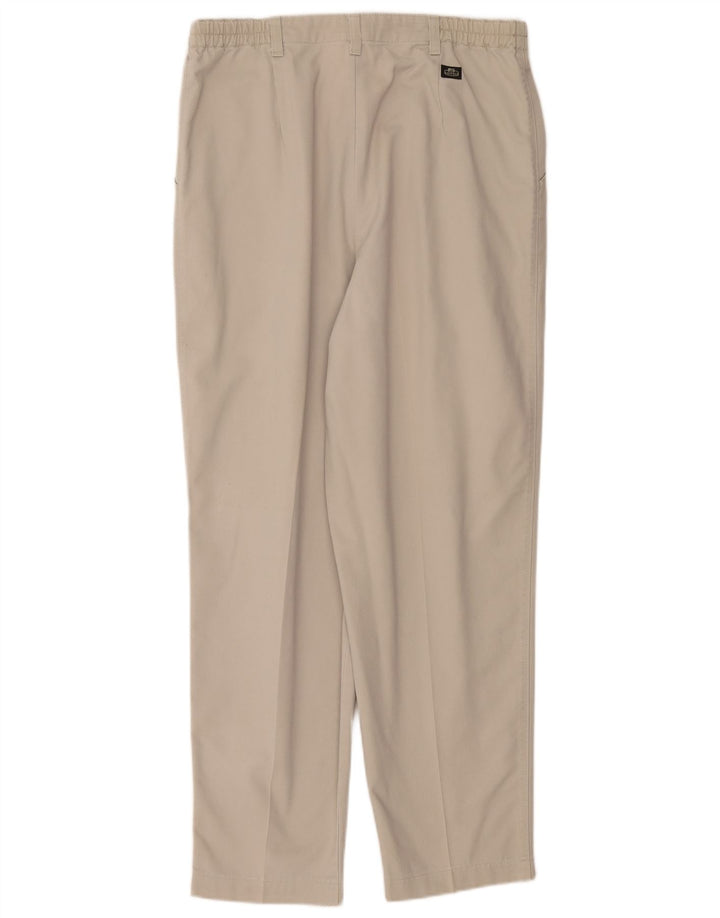 Pantaloni chino con pegging a vita alta da donna LEE US 16 2XL W40 L29 Cotone beige