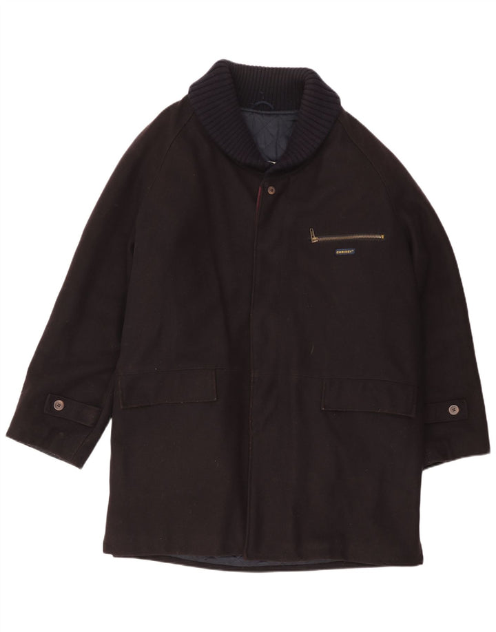 Soprabito vintage da uomo UK 42 XL in viscosa nera