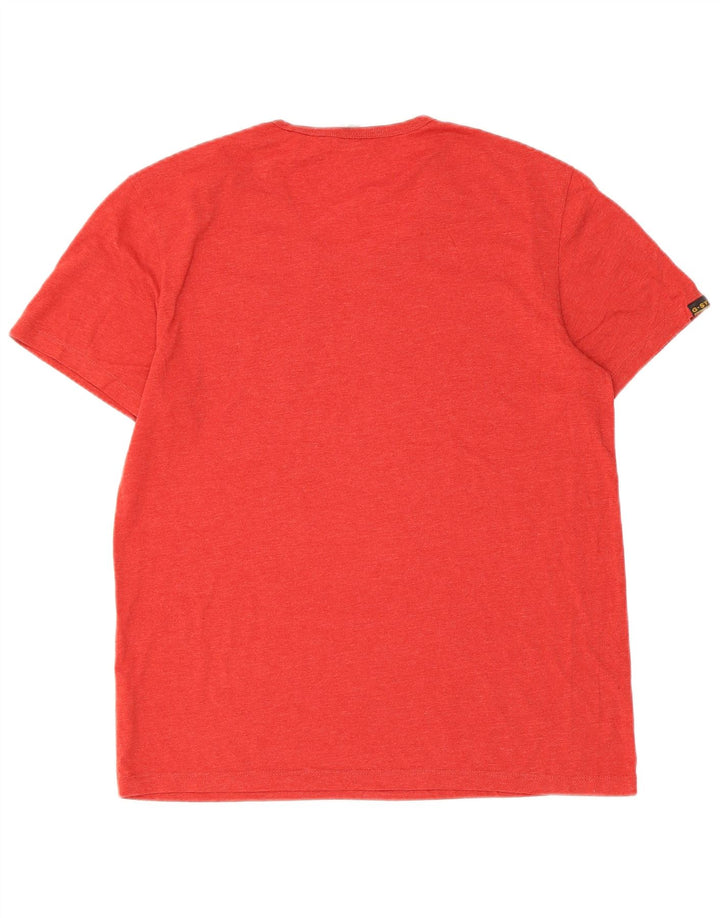 T-shirt da uomo G-Star Top rosso medio in cotone