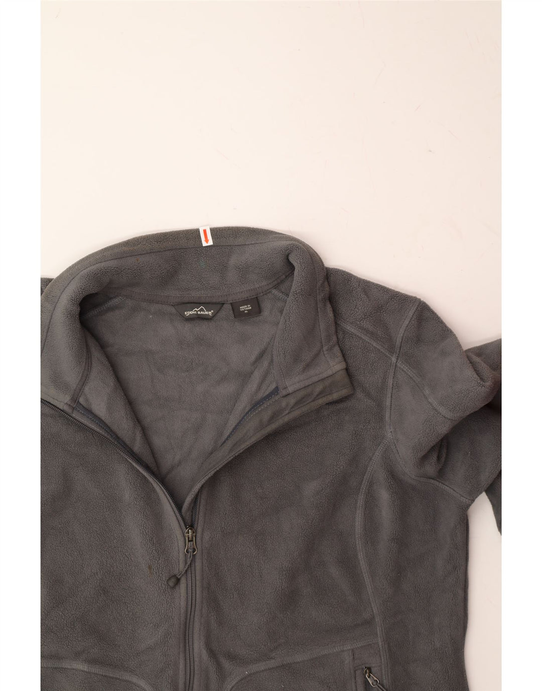 EDDIE BAUER Womens Fleece Jacket UK 18 XL Grey Polyester Vintage Eddie Bauer and Second-Hand Eddie Bauer from Messina Hembry 