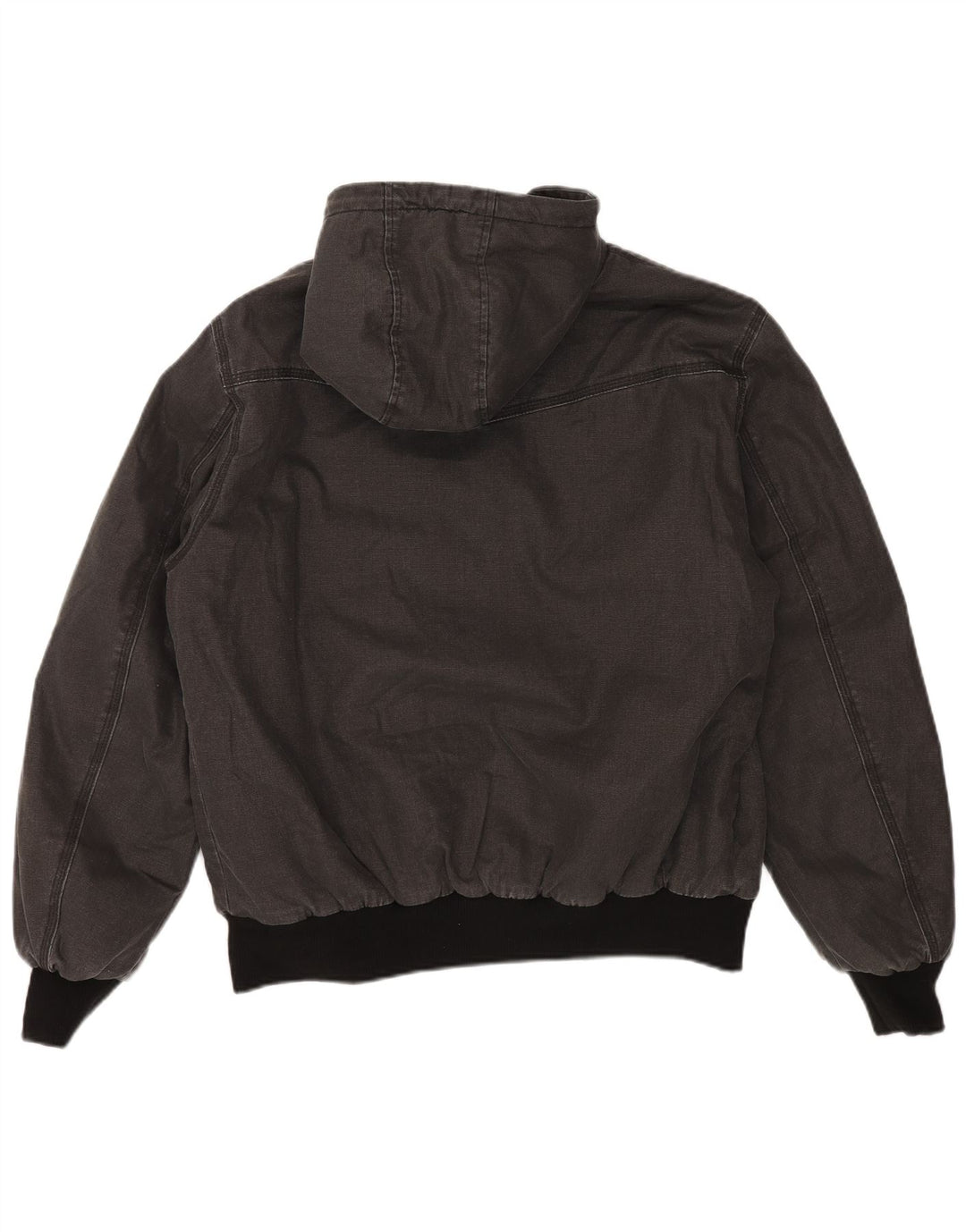 Giacca Sherpa da uomo con cappuccio SUPERDRY UK 42 XL Cotone grigio