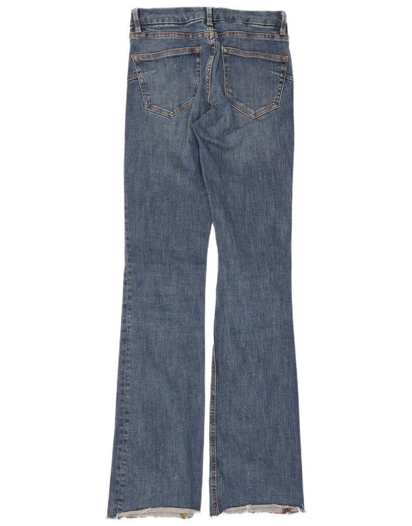 Jeans Bootcut da donna Zara EU 34 2XS W24 L33 Cotone blu