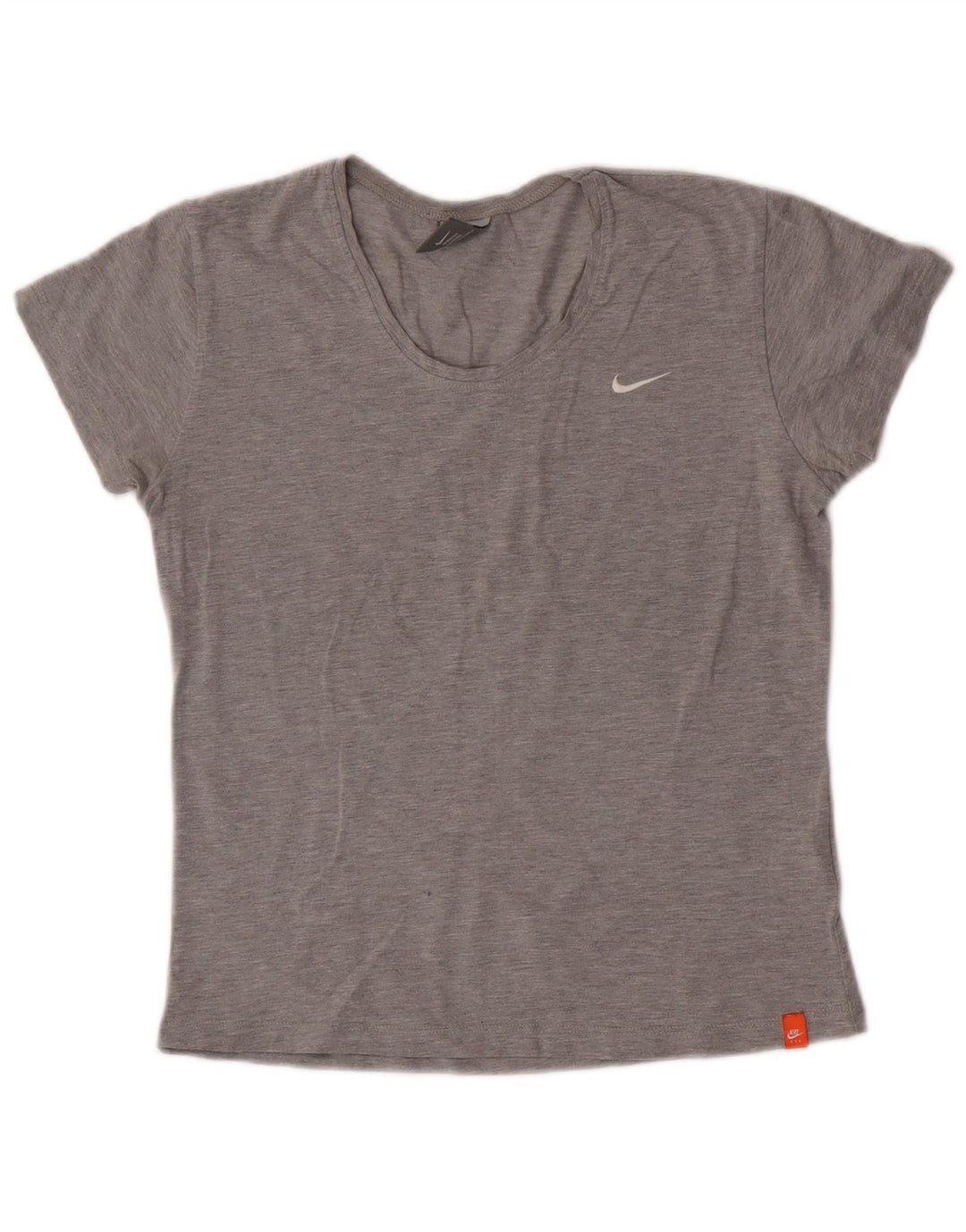 T-shirt da donna Nike Top UK 10/12 cotone grigio medio