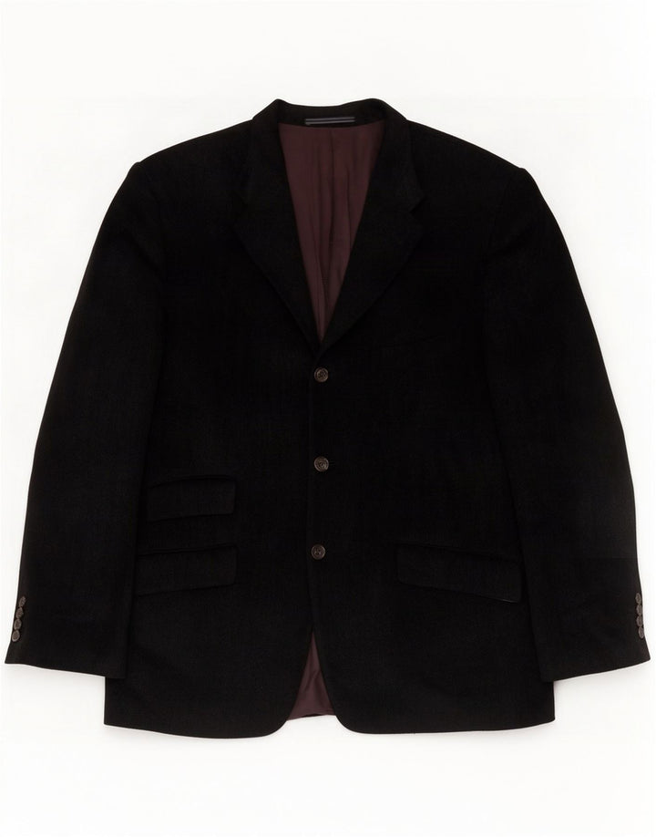 Trussardi Giacca blazer a 3 bottoni da uomo IT 54 2XL Lana vergine grigia