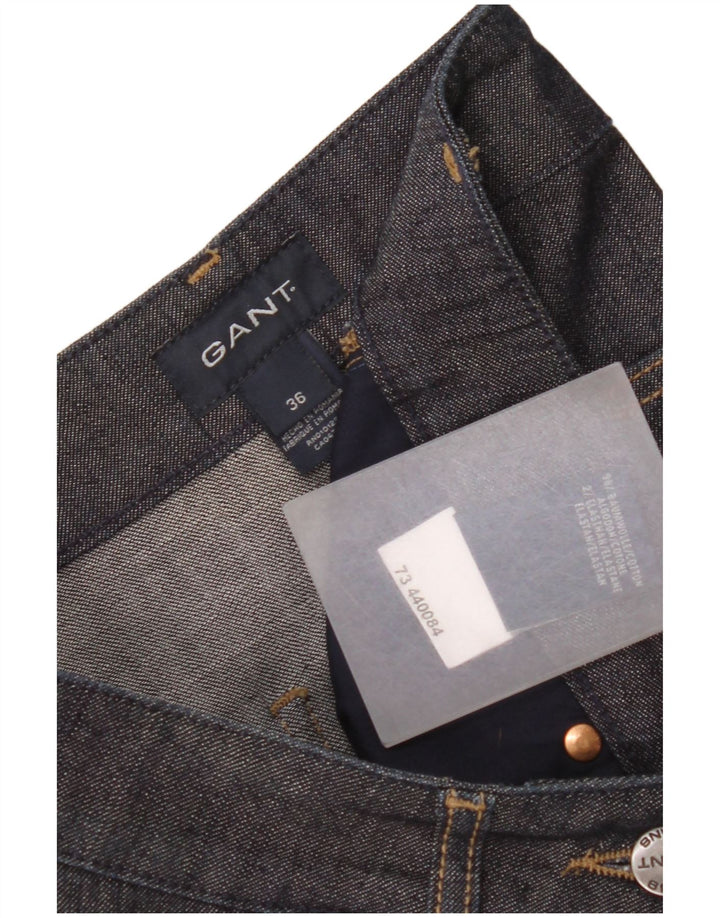 Gonna in denim da donna Gant EU 36 piccola W28 cotone nero