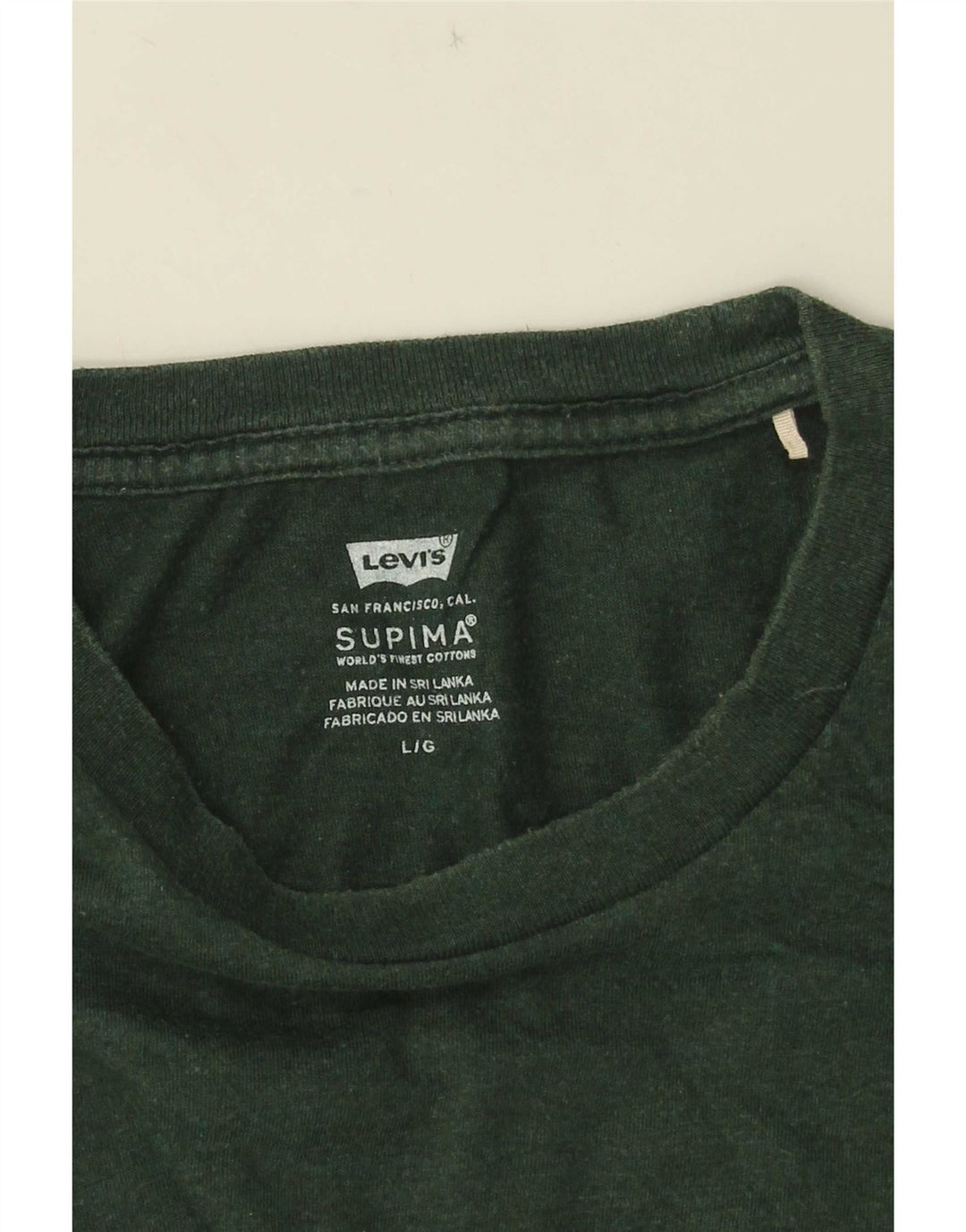 T-shirt da uomo Levi's Top grande verde