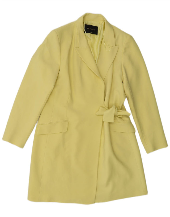 Soprabito da donna Massimo Dutti EU 42 Large in viscosa gialla