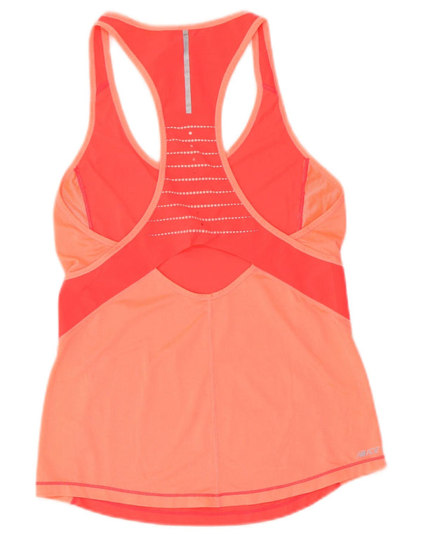 Canotta da donna New Balance UK 4 XS Poliestere color block rosa