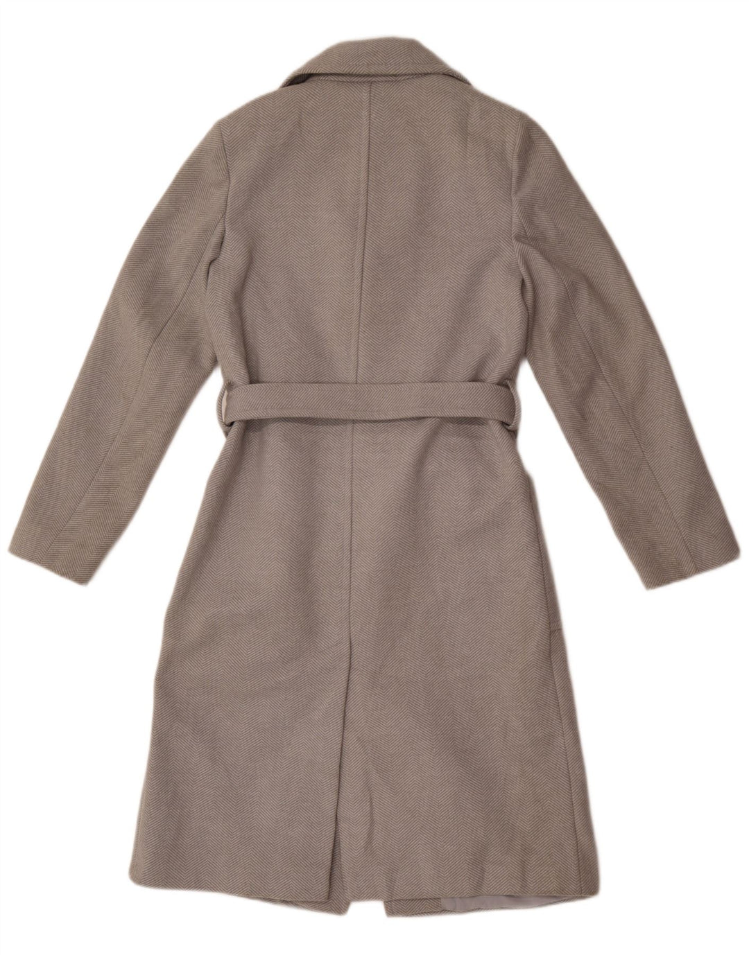 Cappotto da donna Marks & Spencer UK 8 piccolo poliestere grigio