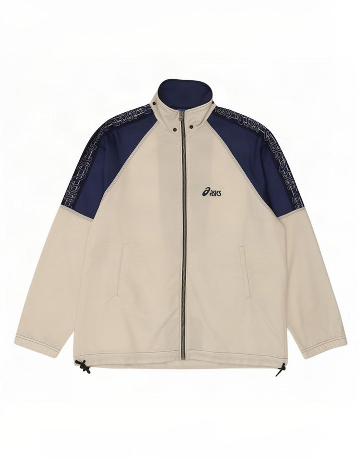 Giacca da ginnastica grafica da uomo Asics XL colore bianco