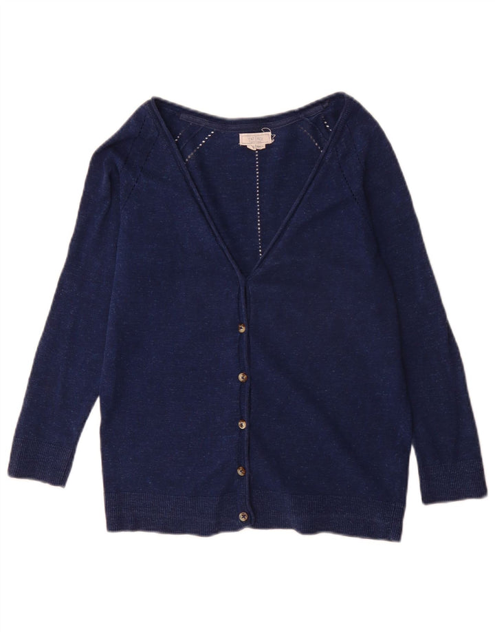 Maglione cardigan da donna Fat Face UK 8 piccolo blu