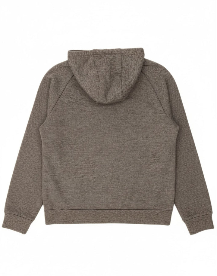 NIKE Mens Therma-Fit Hoodie Jumper Medium Grey Polyester