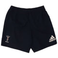 Pantaloncini sportivi grafici da uomo Adidas piccoli in poliestere blu navy