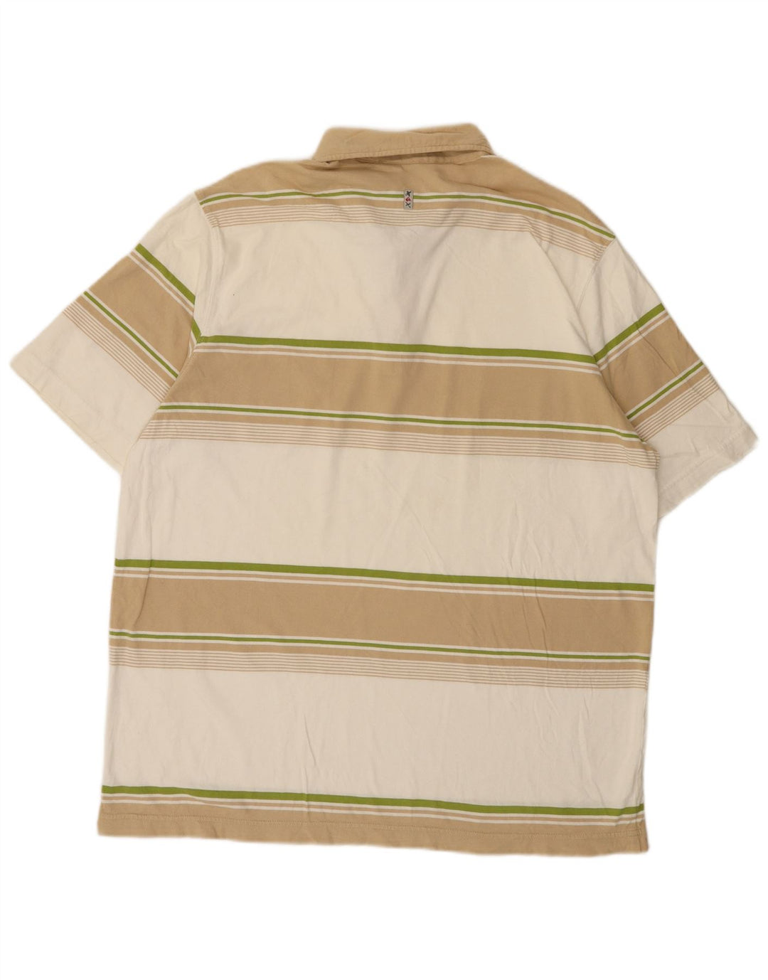Polo da uomo Quiksilver XL in cotone a righe multicolore