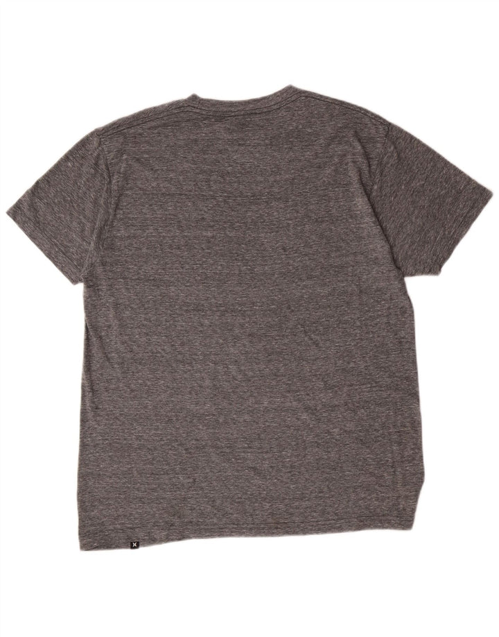T-shirt grafica Hurley da uomo con vestibilità regolare, grigio medio