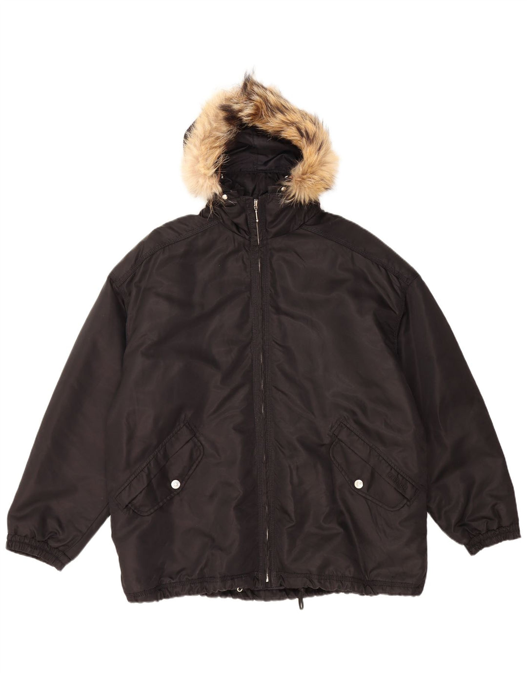 Giacca a vento con cappuccio da uomo COLMAR UK 42 XL nera in poliammide