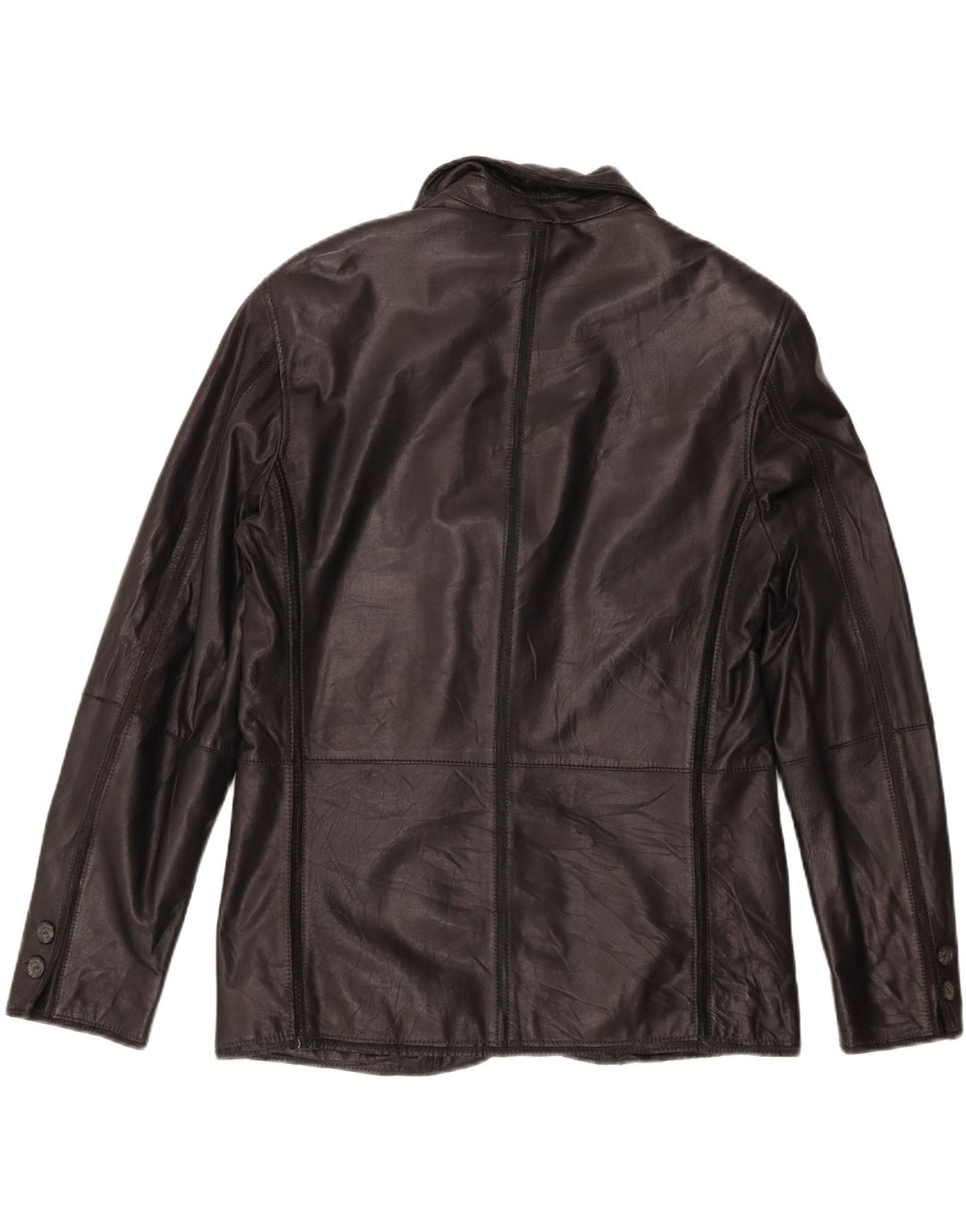 Giacca in pelle da uomo Milestone IT 48 pelle nera media