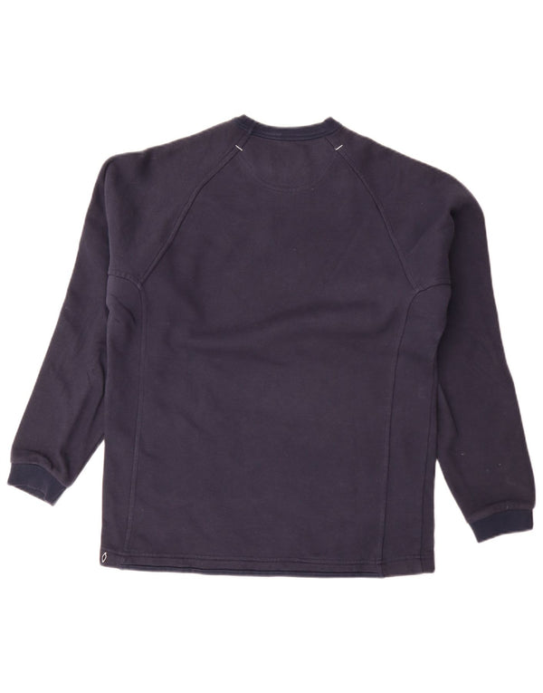 Felpa grafica da uomo Champion Felpa media in cotone blu navy