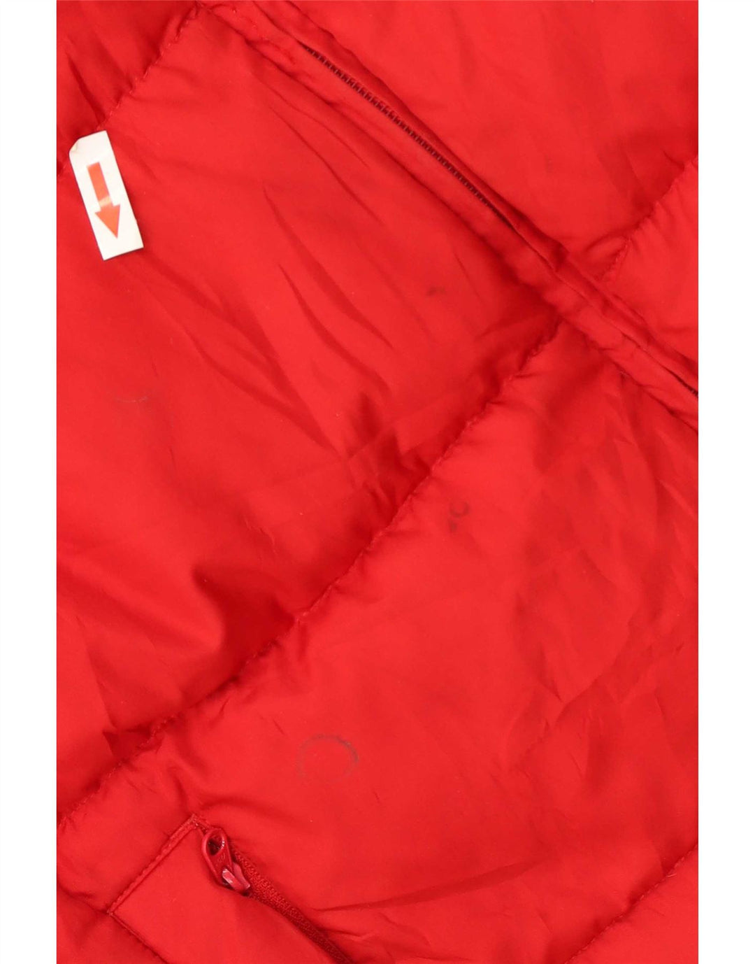 Giacca imbottita con cappuccio Nike da ragazzo 7-8 anni XL Rosso Colourblock Poliestere