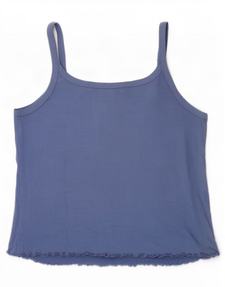 Canottiera da donna M&Co UK 20 2XL cotone blu