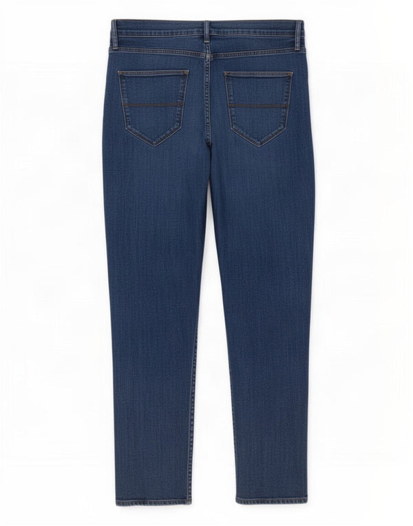Jeans dritti da uomo Marks & Spencer W34 L31 cotone blu
