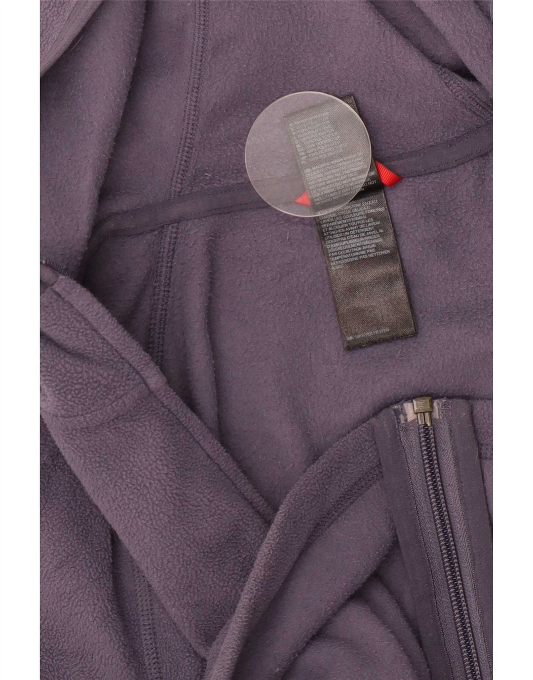 Giacca in pile con cappuccio da donna The North Face UK 10 Small Poliestere blu navy