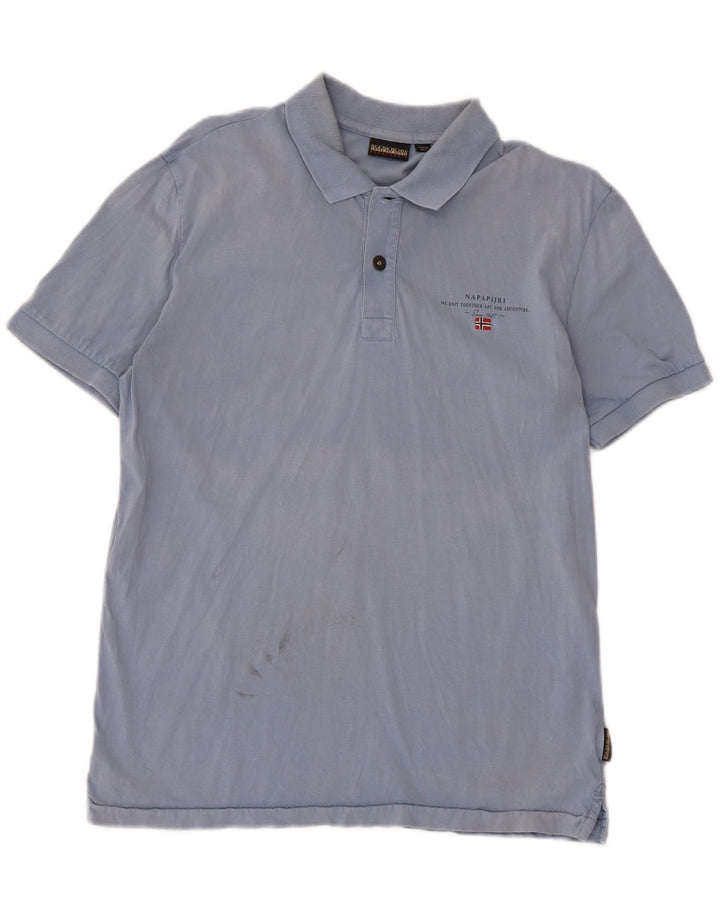 Polo geografica da uomo NAPAPIJRI grande blu