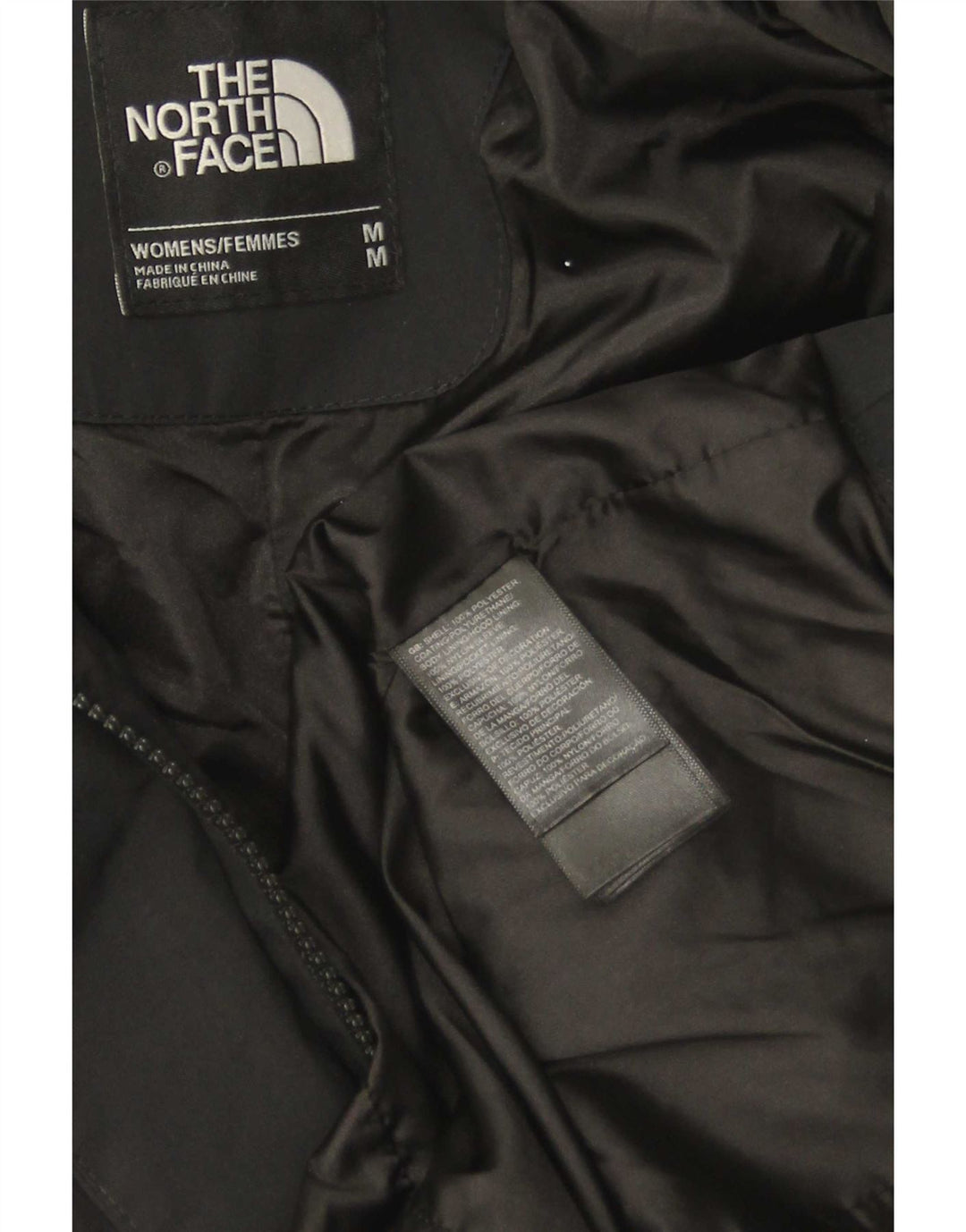 Giacca parka con cappuccio da donna The North Face UK 14 poliestere nero medio