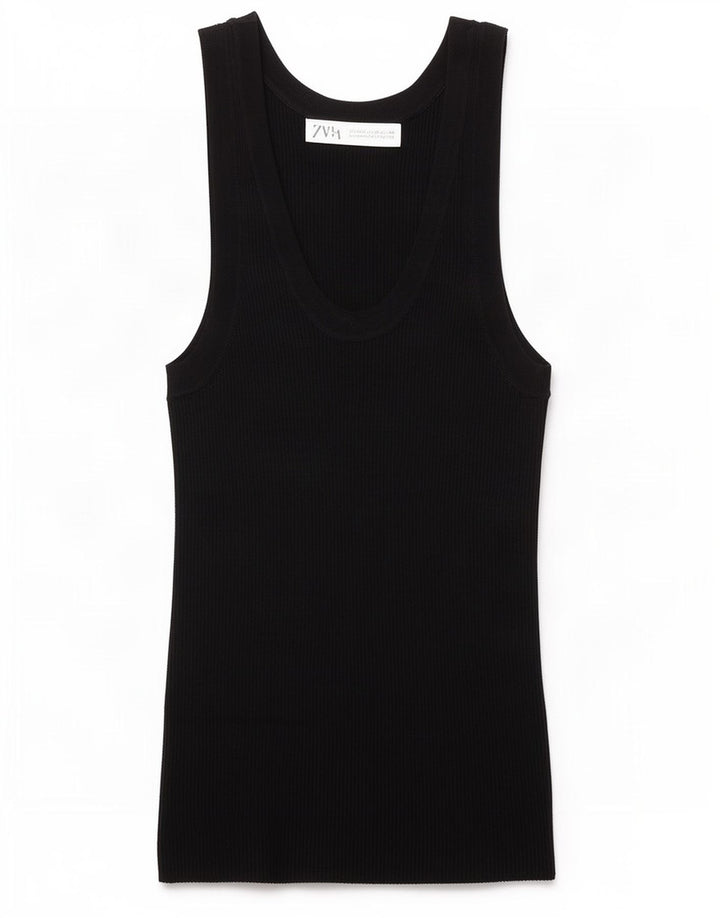 Canotta da donna Zara UK 12 media nera