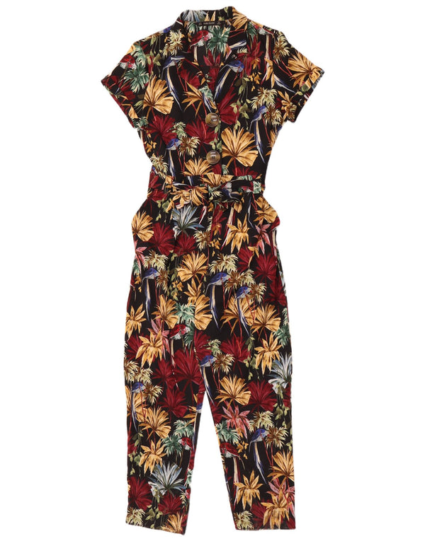 Tuta da donna Zara UK 14 Hawaiana floreale multicolore media