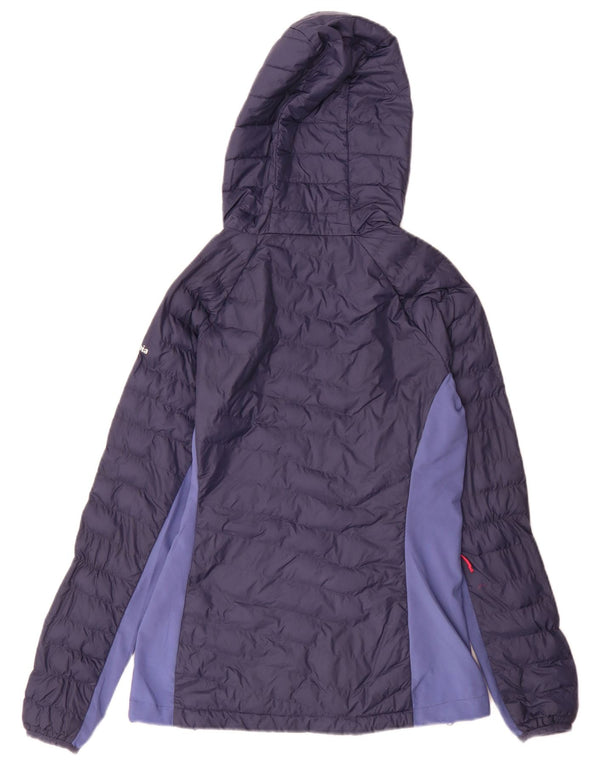Giacca imbottita da donna Columbia UK 8 Small Blu Navy Colourblock Sports