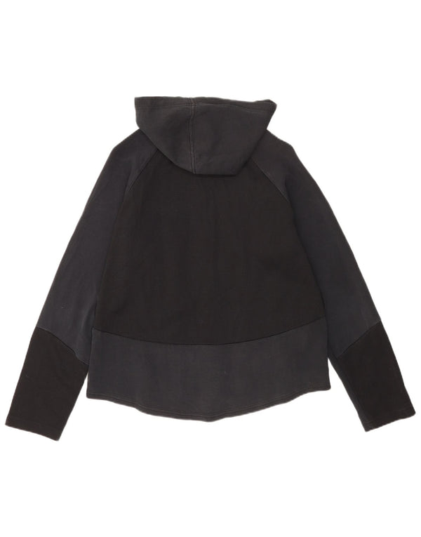 Felpa con cappuccio e zip da donna Puma UK 16 Large Blu Navy Colourblock