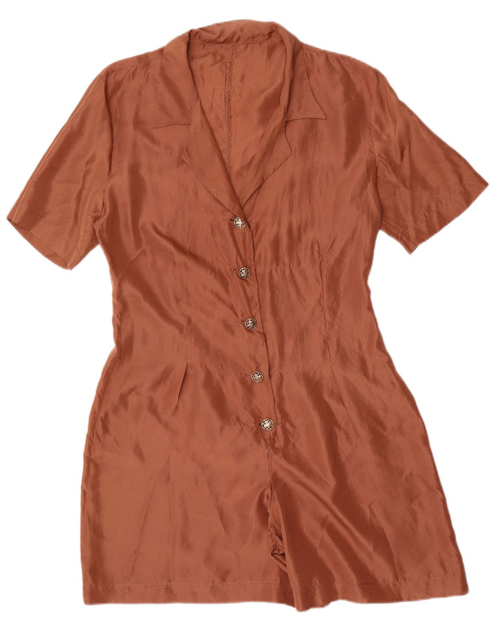 Tutina vintage da donna UK 14 marrone medio