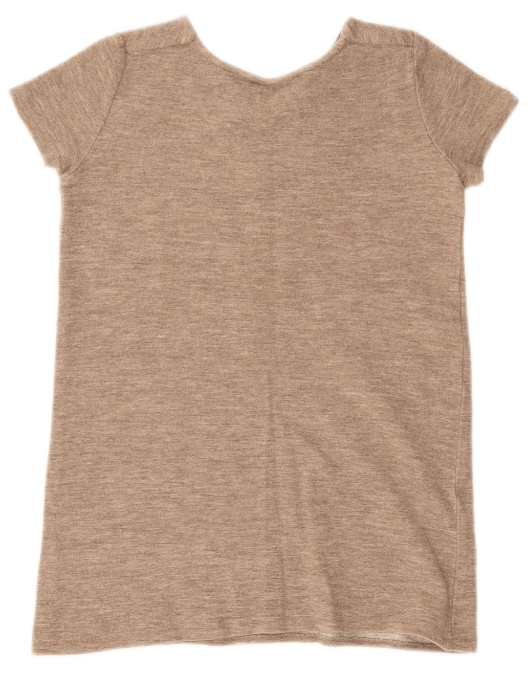 T-shirt Zara da donna Top UK 12 marrone medio screziato