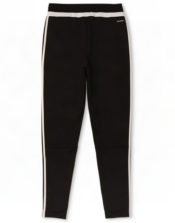 Adidas Mens Climacool Tracksuit Trousers Small Black Colourblock Polyester