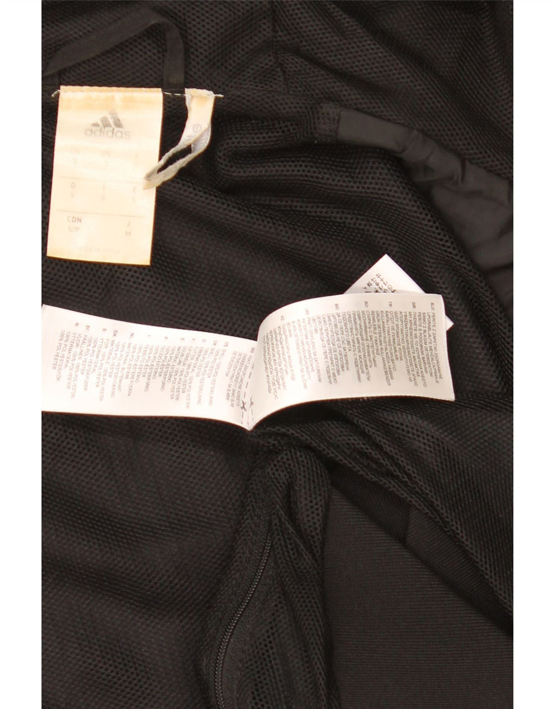 Giacca da ginnastica da uomo Adidas Climalite con cappuccio, piccola, colore nero