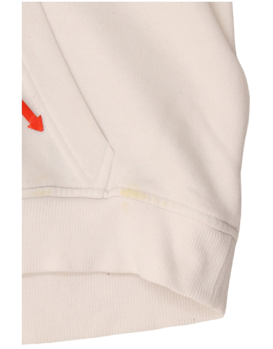 Felpa con cappuccio grafica da uomo Adidas, cotone bianco medio