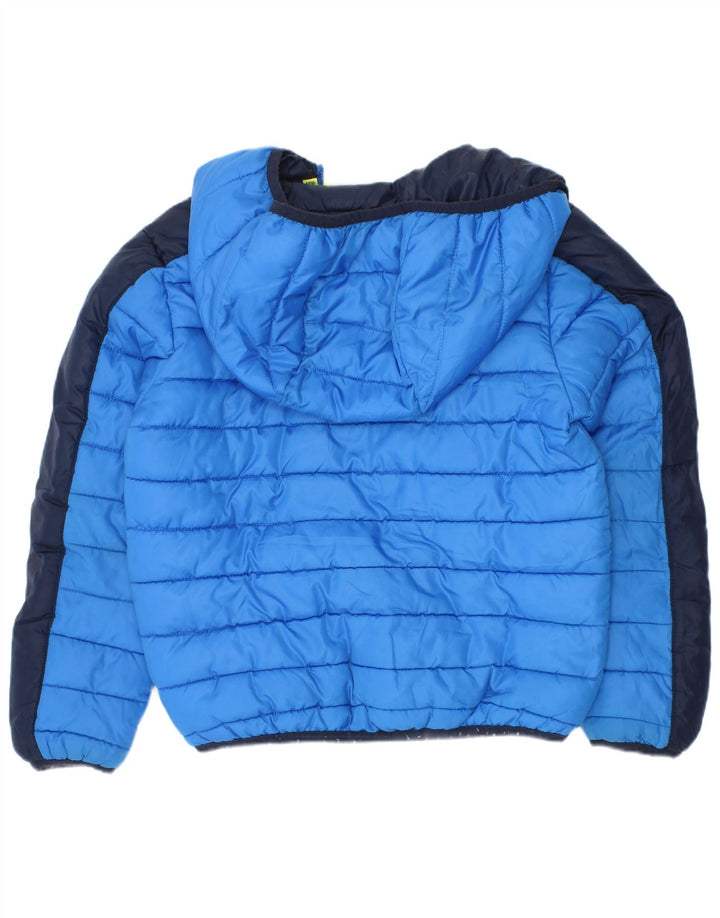 Piumino con cappuccio Diadora Bambino 5-6 anni Small Blu Colourblock
