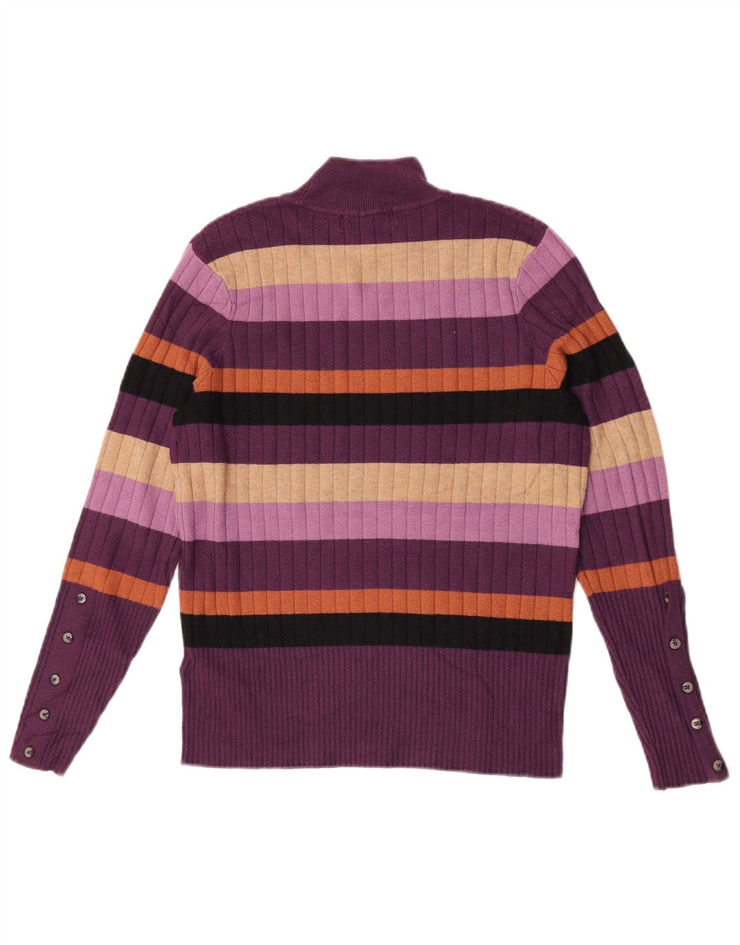 Maglione maglione a collo alto da donna Marks & Spencer UK 12 Viola medio