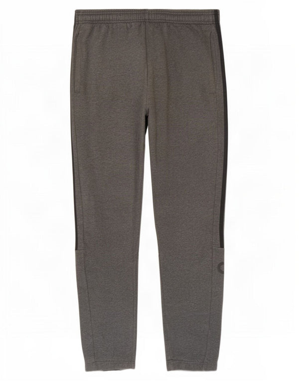 Pantaloni da tuta grafica da uomo Adidas Joggers in cotone grigio medio