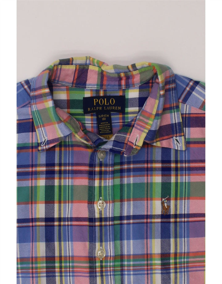POLO RALPH LAUREN Maglia Bambino 7-8 Anni Piccolo Plaid Multicolore