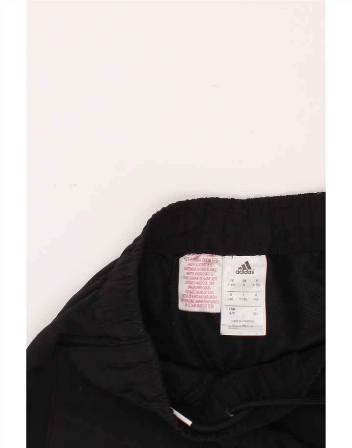 Pantaloncini sportivi Adidas da ragazzo 9-10 anni in poliestere nero