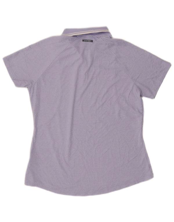 Polo ADIDAS da donna UK 14 grande viola in poliestere