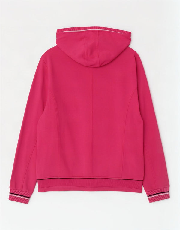 Felpa con cappuccio e zip Champion da donna Easy Fit UK 18 XL Cotone rosa