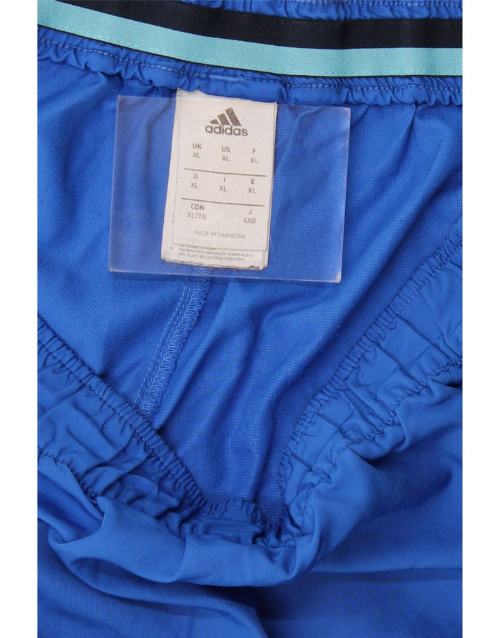 Pantaloncini sportivi da uomo Adidas XL blu poliestere