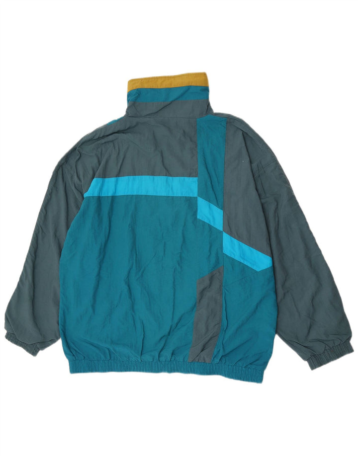 Giacca da tuta da uomo Lotto XL Blu Colourblock in poliammide