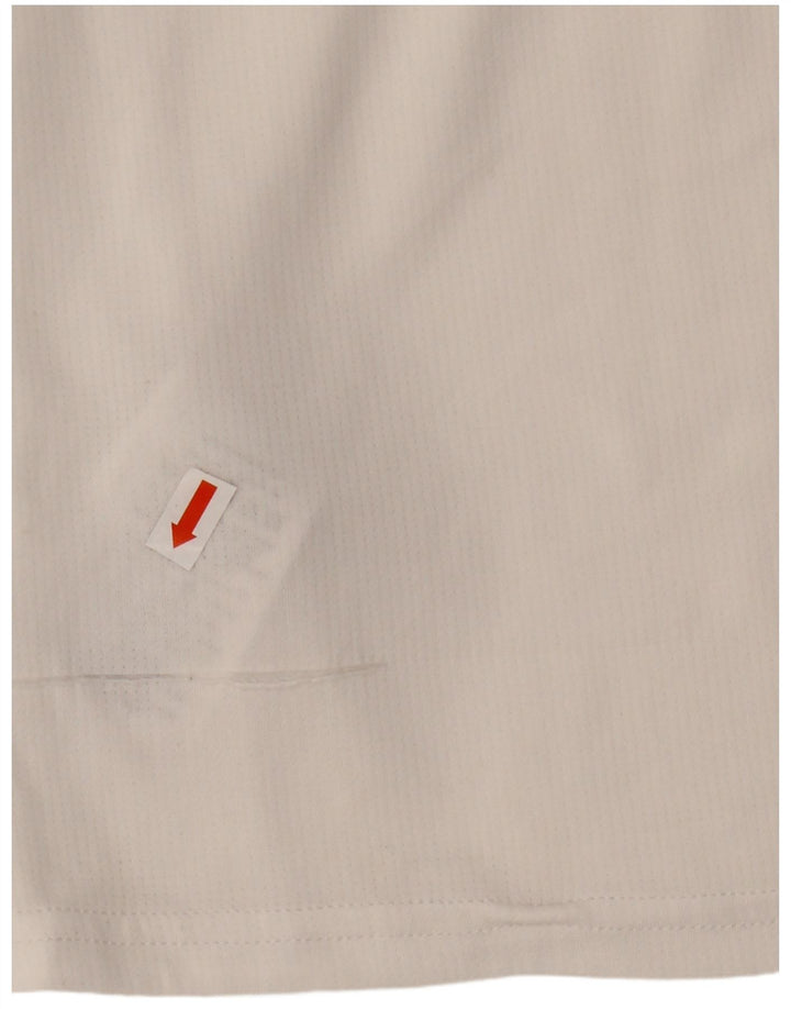 T-shirt ADIDAS da uomo Climacool Top piccola in poliestere bianco sporco