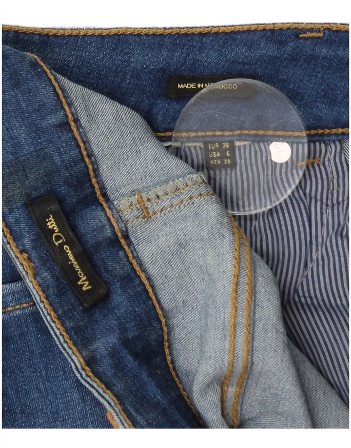 Gonna in denim da donna Massimo Dutti EU 38 piccola W28 blu