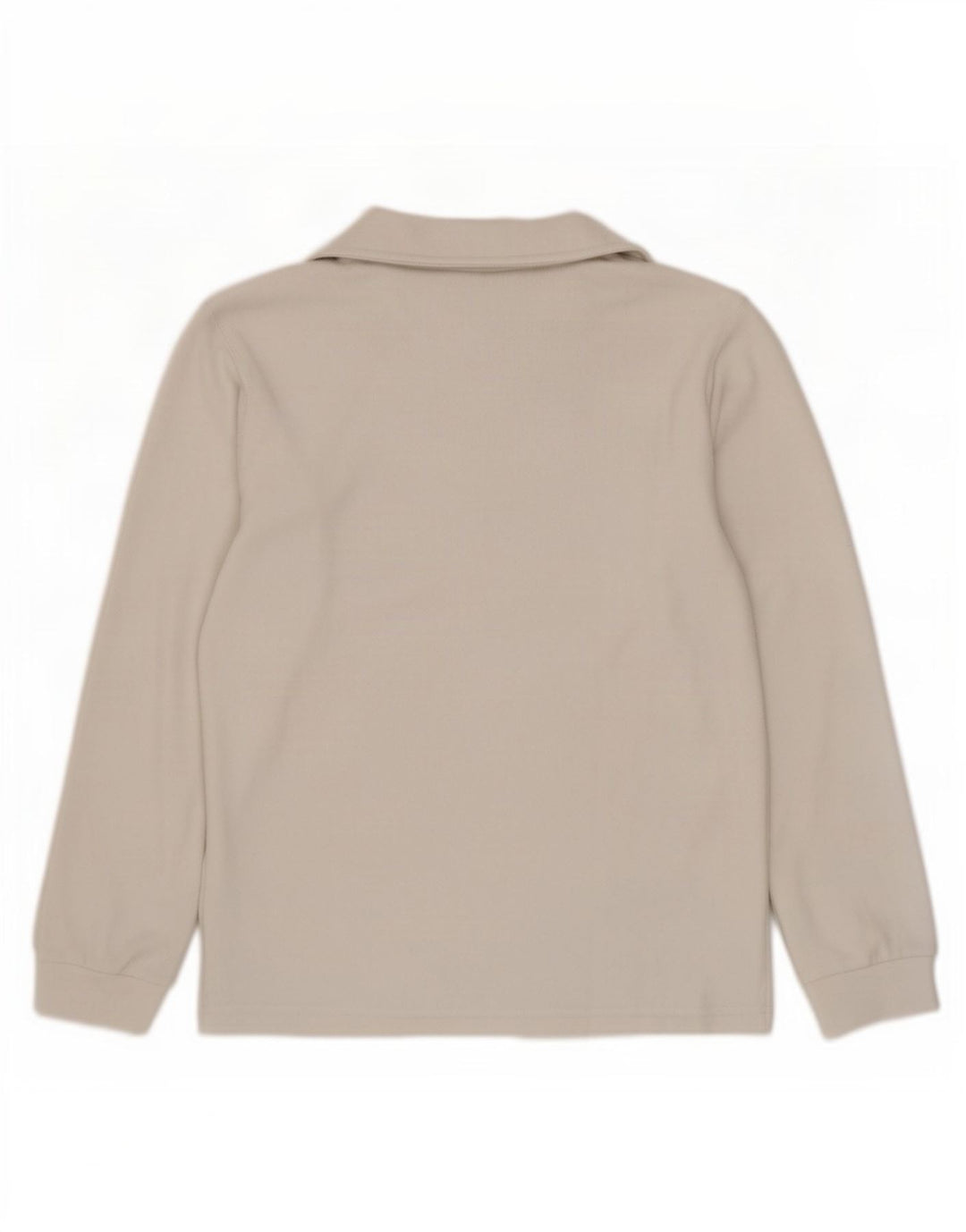 Maglione in pile Champion da uomo con zip e collo, poliestere bianco medio