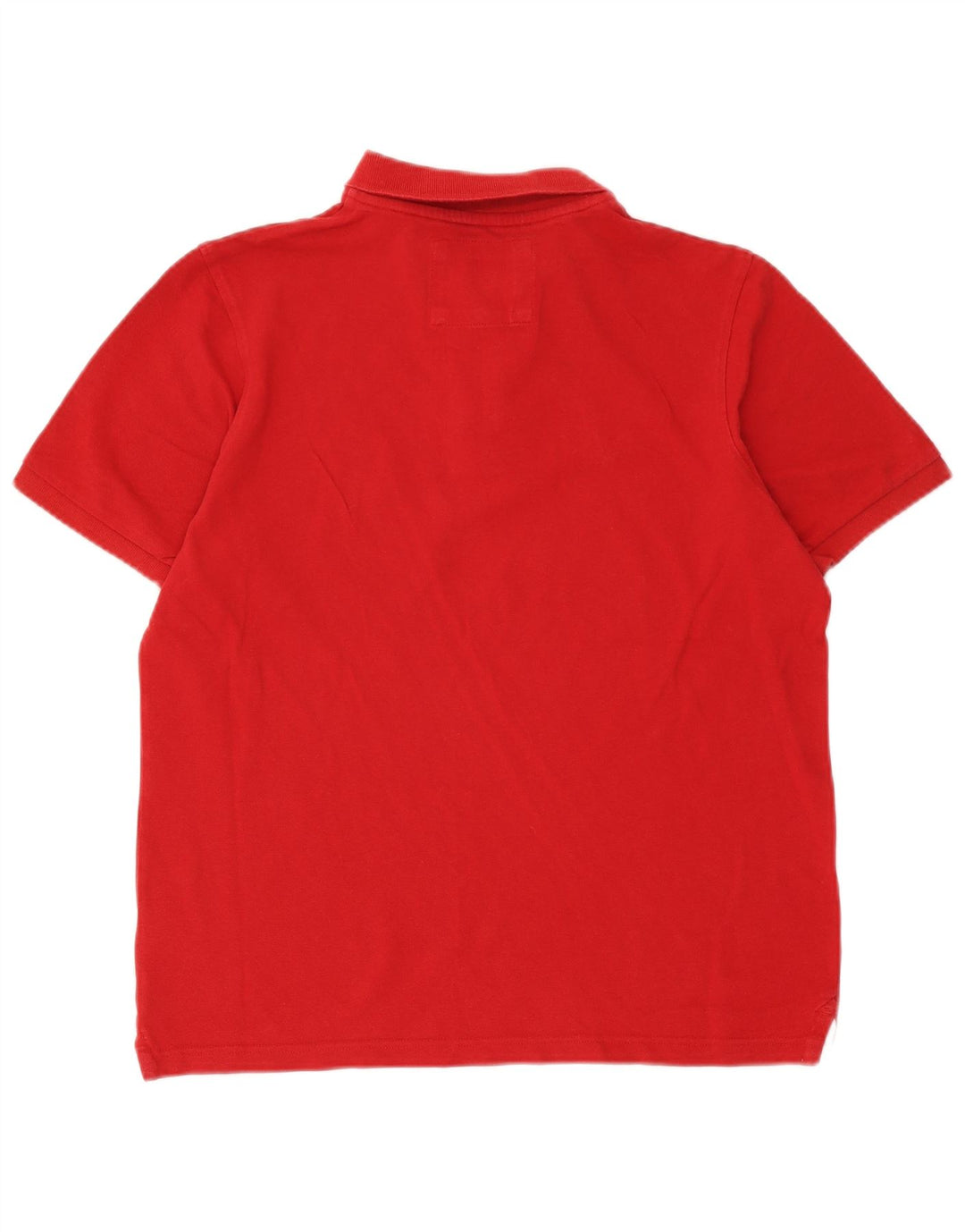 Polo da uomo Saltrock in cotone rosso medio